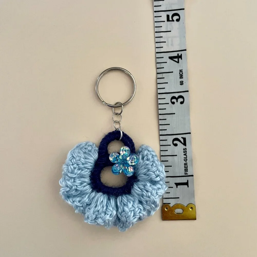 2 Handmade Keychain, Lightweight Charms, Backpack Charms, Crochet Gift Set